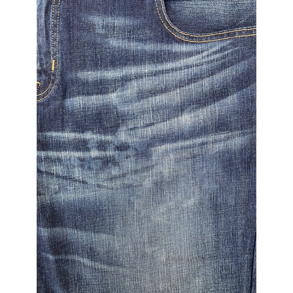 Mossimo Supply Co. Target Low Rise Boyfriend Whiskered Rolled Hem Jeans NWT 18R - Picture 6 of 8